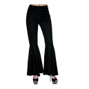 Pantalon à pattes d'elephant disco - colori noir