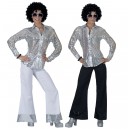 Pantalon à paillettes, pour deguisement disco. 