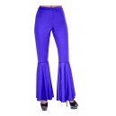 Pantalon à pattes d'elephant disco - coloris violet